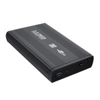 Carcasa De Disco Duro 3.5 Pulgadas Para SSD Y HDD SATA USB 2.0 Cubierta Protectora Negra Aluminio Externa Enclosure - details 0