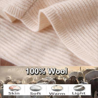 Bufanda De Punto De Lana 100% Para Mujer Invierno Suave Cálido Collar Falso Moda Decoración Camiseta Unipersonal Balaclava - details 19