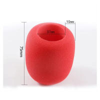 Tapa De Microfono Profesional De Espuma Gruesa Rain Microphone Protección Del Escudo Grill Soft Cap Microfono Accesorios De Estudio - details 4