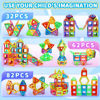 Juguetes De Construcción Magnéticos Grandes Educativos Para Niños Y Niñas Regalos De Cumpleaños En Colores Variados Fomentan Las Habilidades De Coordinación - details 1