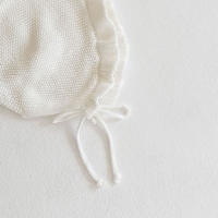 Gorro De Lana Versátil Para Bebés Femeninas De 0-2 Años Con Volante Estilizado Para El Otoño Estilo Sencillo Y Adorable - details 6