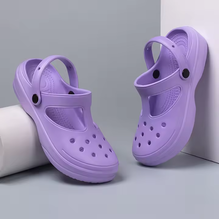 Bebealy Sandalias De Playa Para Mujer Zapatos De EVA Impermeables Y Antideslizantes Clásicos Con Suela Gruesa Moda Verano - 1