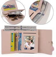 "Cartera de piel para Mujer, para Crédito, Billetes y Monetas , para el día a Día, oficina, Escuela, Viajes" - details 2