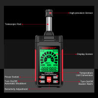 Detector De Gases Inflamables HABOTEST HT609 pro Con Pantalla Y Alarma Sonora Medidor De Metano Natural Retráctil 50-1000PPM - details 9