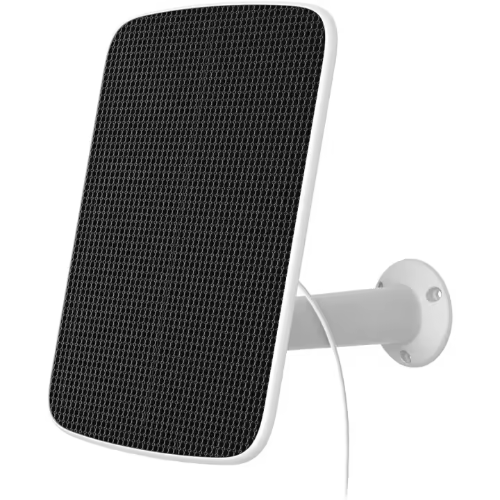 Panel Solar para Cámara EZVIZ | Energía Limpia y Gratuita | 6,18 W Potencia | Silicona Monocristalina | Cable 4 m | IP65 Impermeable | Alimentación Continua para Cámaras con Batería | Ideal para Exterior Todo el Año - 1