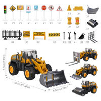 Juego De Bulldozer Inertia Para Niños Modelo De Coche De Aleación Juguetes Educativos Para Desarrollar Habilidades Mano-Ojo Regalos Para Niños - details 9