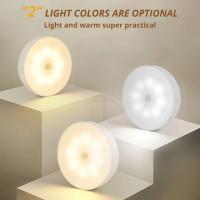 Lámpara Nocturna Inalámbrica Con Sensor De Movimiento 8LED Para Dormitorio Decoración De Pared Escalera Armario Closet Luz De Lectura - details 10