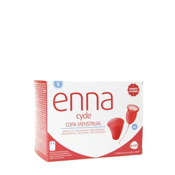 Enna cycle copa menstrual 2 unidades talla s + esterilizador - 1