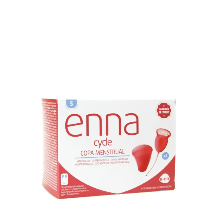 Enna cycle copa menstrual 2 unidades talla s + esterilizador - 1