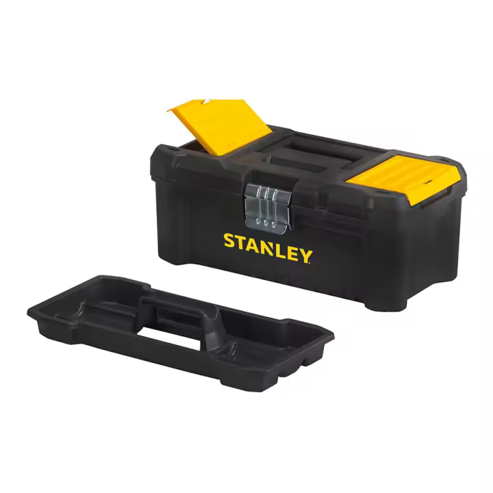 Caja de herramientas de plástico 12.5"/32cm con cierre de metal stst1-75515 stanley - 1