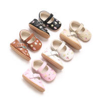 Nuevos Zapatos De Bebé Para Niñas Mary Jane Planos Con Bordado Antideslizantes De Goma Talla 0-18M Zapatos De Princesa Para Recién Nacidos - details 2