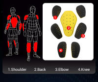 Chaqueta De Motocicleta Impermeable Para Hombre Con Protección EVA Ropa Motociclista Wearable Pantalones De Motocicleta - details 7