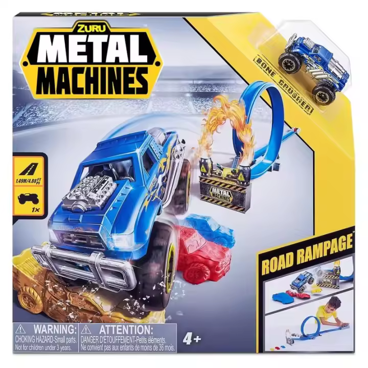 Bucle de pista Zuru Metal Machines Road Rampage con coche incluido 6701 - 1