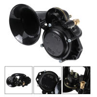 Bocina De Aire Para Coche Barco Motor Scania Volvo 48W 12V-24V 300dB Modificación Altavoz Bocina De Mariposa Negra ABS + Metal - details 3
