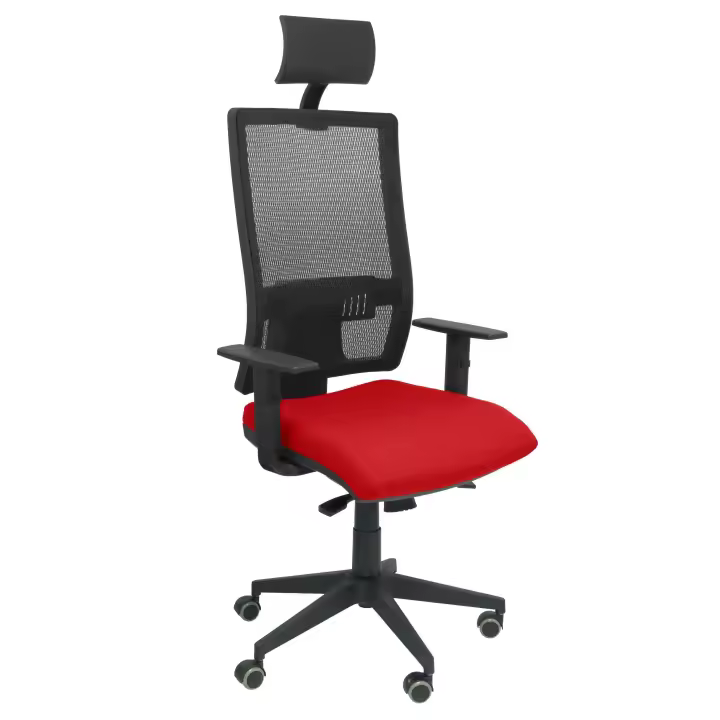 Silla de Oficina Ergonómica Piqueras Y Crespo Bali Rojo - 1