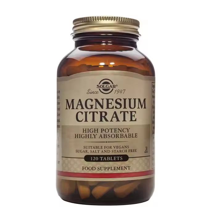 SOLGAR MAGNESIUM CITRATE 120 COMPRIMIDOS - 1