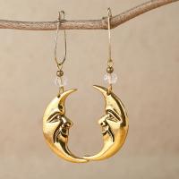 Pendientes De Luna Vintage Para Mujer Color Oro Asimétricos Estilo Étnico Accesorios De Joyería De Alta Calidad Para Fiestas De Vacaciones - details 1