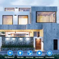 Lámpara Solar Exterior 158 LED Con Sensor De Movimiento Impermeable 3 Modos Luz De Pared Para Jardín Alambrado Patio Garaje - details 9