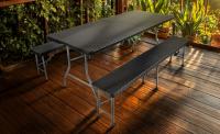 AREBOS Juego de Marquesina Juego de Mesa de Cerveza Mesa de Camping Plegable - details 24
