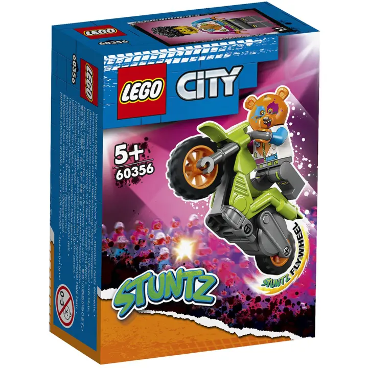 Lego City Stuntz - Moto Acrobática: Oso, 60356, Tienda con Licencia Oficial - 1