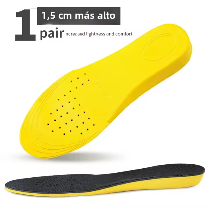 Almohadillas De Aumento De Altura Para Hombres Y Mujeres Invisibles Soporte De Arco Ortopédico Almohadillas Transpirables Para Zapatos - 1