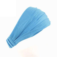 Nueva Bandeja De Cabello De Algodón Para Mujer En Verano Ancha Elástica Suave Deporte Yoga Correr Sudoración Tenis Gimnasio - details 9