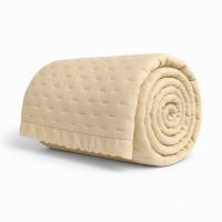 Colcha Bouti Color pastel beige 270 cm para cama hasta 180. Volante suave y elegante Lavada Lisa | Acolchado Espiga | Estilo Rústico y Actual | Perfecta para Verano | Varias Medidas - details 2