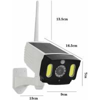 Cámaras simuladas de Seguridad exterior y antirobo con panel solar y detector de movimiento. CCTV LED impermeable, con LED luz roja que Destella con 20 LEDs - details 3