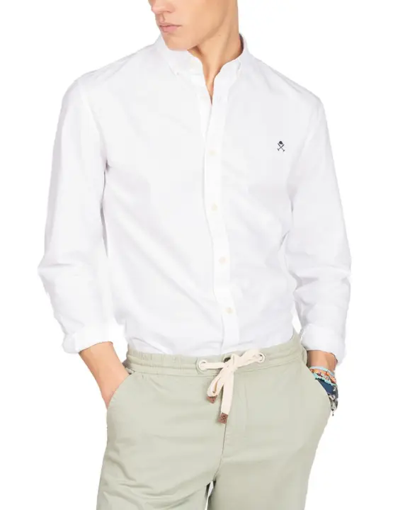 Camisa Harper Icon blanco manga larga regular para hombre - 1