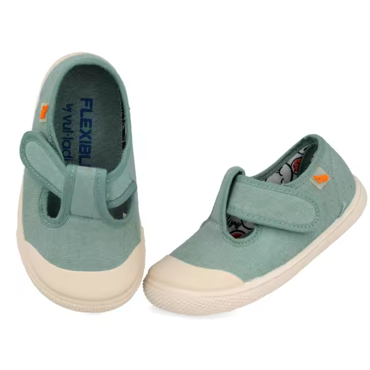 Shoes Niño marca Vul-Ladi para calzado barefoot en color verde - 1