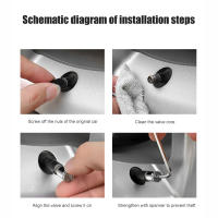 Tapones De Válvula De Neumáticos Anti-Robo De Aluminio Accesorios De Coche Para Automóviles Motocicletas Bicicletas - details 34