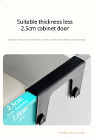Basurero De Pared De 8/11L Con Tapa Resistente Al Agua Para Cocina Y Baño Basurero Estrecho Reciclable De ABS Montado En La Pared - details 1