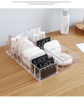 Organizador De Maquillaje Transparente De Acrílico Para Almacenamiento De Joyería Caja De Despensa Para El Hogar Y Escritorio - details 0