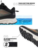 Zapatos De Senderismo Para Hombre Baasploa Mocasines De Otoño Invierno Con Forro De Peluche Cómodo Y Cálido Suela Antideslizante Impermeable TPU Rendija Elástica Encima Del Tobillo Material Principal Sintético - details 8