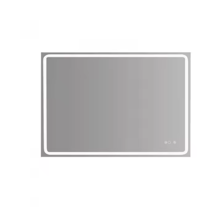 Espejo de Baño Rectangular con Luz LED - Sensor de Encendido/Apagado y Antivaho - Luz Blanca Fría (5700K) - 110 x 80cm  Modelo MIA AV - 1