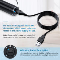 Cámara De Ojo De La Puerta Digital Elecpow 1080P WiFi 2.4G/5G Con Detección De Movimiento Seguridad Doméstica Sin Batería Compatible Con Tuya - details 9