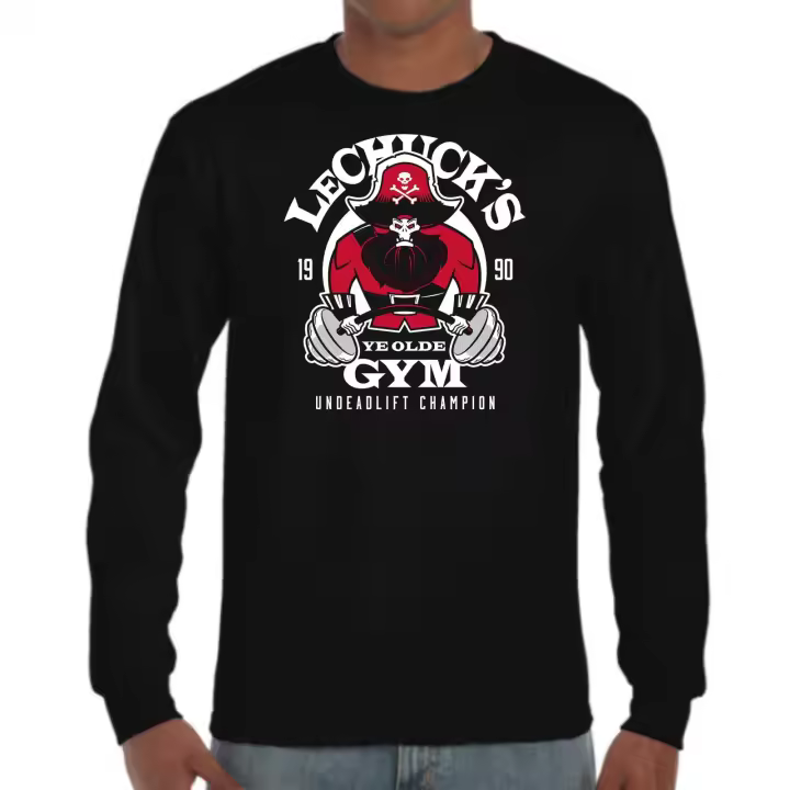 The Fan Tee Camiseta Manga larga de HOMBRE Monkey Island Videojuegos Retro LeChuck Guybrush Pirata 003 - 1