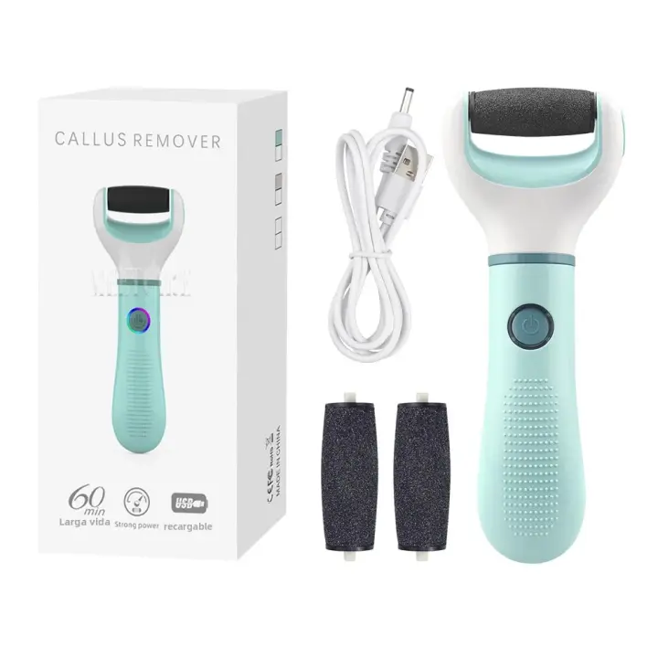 Pulidora Eléctrica Para Pies Remove Callos Muertos Y Hydratation Wireless Pedicura De Limpieza De Pies Resistant To Agua ABS Recargable - 1