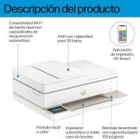 HP Envy 6520e Impresora Multifunción de Inyección de Tinta A4, Imprime, Copia (Blanco / Negro y Color), Escanea, WiFi, Alimentador Automático Hasta 35 Hojas, Fax Móvil, Dúplex (Impresión a Doble Cara Automática), ADF - 6 Meses de Instant Ink - 714N9B - details 5