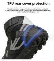 Botas De Motocicleta Impermeables Y Antideslizantes De Fibra Ultrafina Para Hombres Y Mujeres Protección Resistente Al Desgaste Para Viajes En Motocicleta - details 3