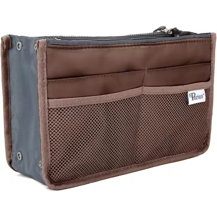 Organizador de bolsos (marrón, mediano) - 1