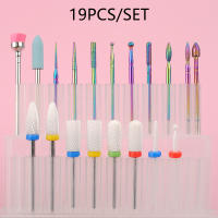 Kit De 19 Piezas De Brocas Para Uñas Con Corte De Corte Y Archivo Eléctrico Cerámica Acrílica Gel De Uñas Herramientas De Arte De Uñas - details 3