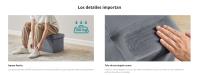 SONGMICS Puff Almacenaje, Banco de Almacenamiento de Terciopelo Plegable, Taburete Reposapiés, 31 x 41 cm, Carga de 130 kg, para Entrada, Sala de Estar, Dormitorio, Negro Tinta/Gris Paloma/Rosa Jalea/Blanco Crema - details 2