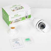 Bulbo De Vigilancia Wifi E27 Cámara De Seguridad Inteligente Con Visión Nocturna Y Seguimiento Automático De Humanos Zoom Digital 4X Monitoreo De Hogar Inteligente - details 5