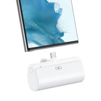 Force Mini powerbank 5000 mAh, conector USB-C, Power Delivery 20W + cable USB-C/USB-C F153077 Blanco - details 0