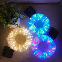 Luz De Cadena Solar LED Para Jardín Decoración Navideña Impermeable De 22m/12m Guirnalda De Fairy Para Bodas Y Festividades - details 1