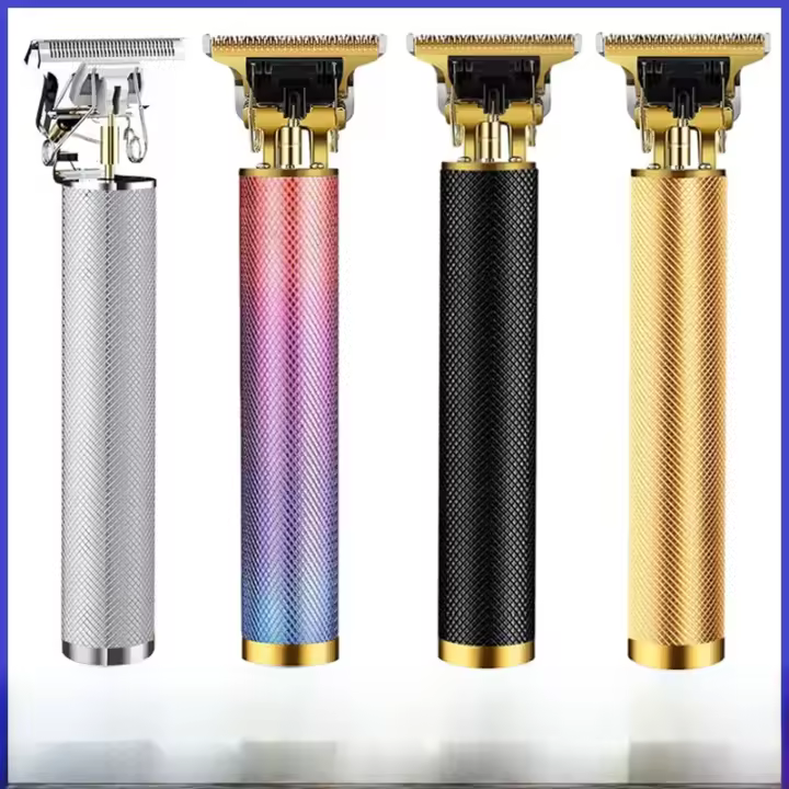 T9 Máquina De Corte De Pelo Portátil Y Cordless Recargable Por USB Afeitadora De Barba Para Peluqueros Corte De Cabello Vintage Con Cuchilla De Acero Inoxidable - 1
