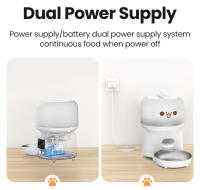 ROJECO 3L Dispensador Automático Para Mascotas Alimentador Inteligente Para Gatos Con Control Remoto WiFi Feeding Dispenser Para Perros Y Gatos - details 13