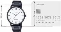 reloj clásico minimalista hombre Casio MTP-VT01B-7B 40mm baño de iones correa de acero - details 5