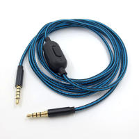 Cable Auxiliar De Audio 3.5mm De Repuesto Para Auriculares Logitech Astro A10 A40 A30 Con Micrófono Y Control Remoto Calidad Superior - details 6
